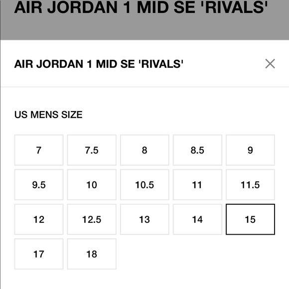 Jordan 1 Mid SE “Lakers Top 3/Rivals” men’s size 15 - Picture 7 of 7